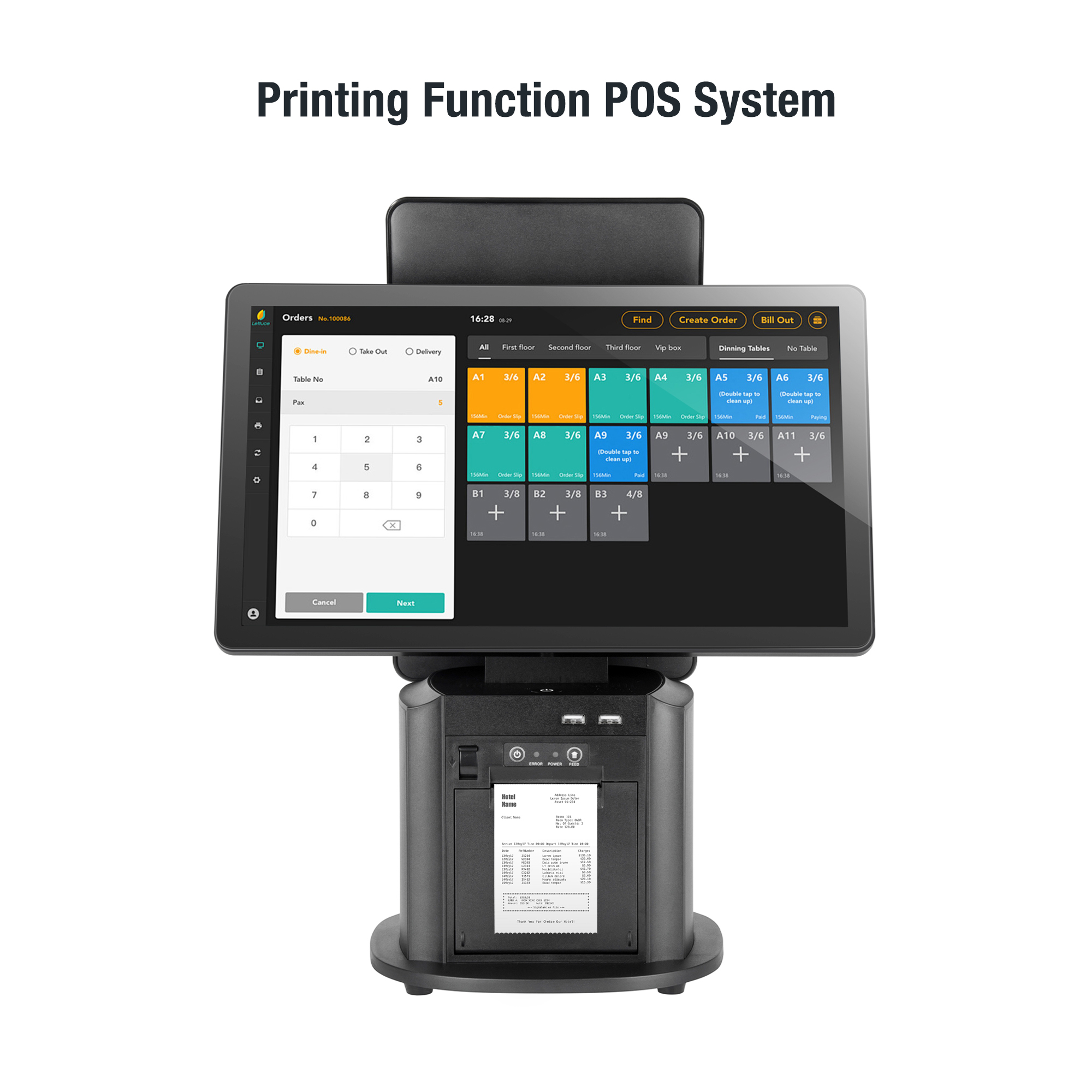 Pos Terminal Android - 15.6 Inch Pos System Software Terminal