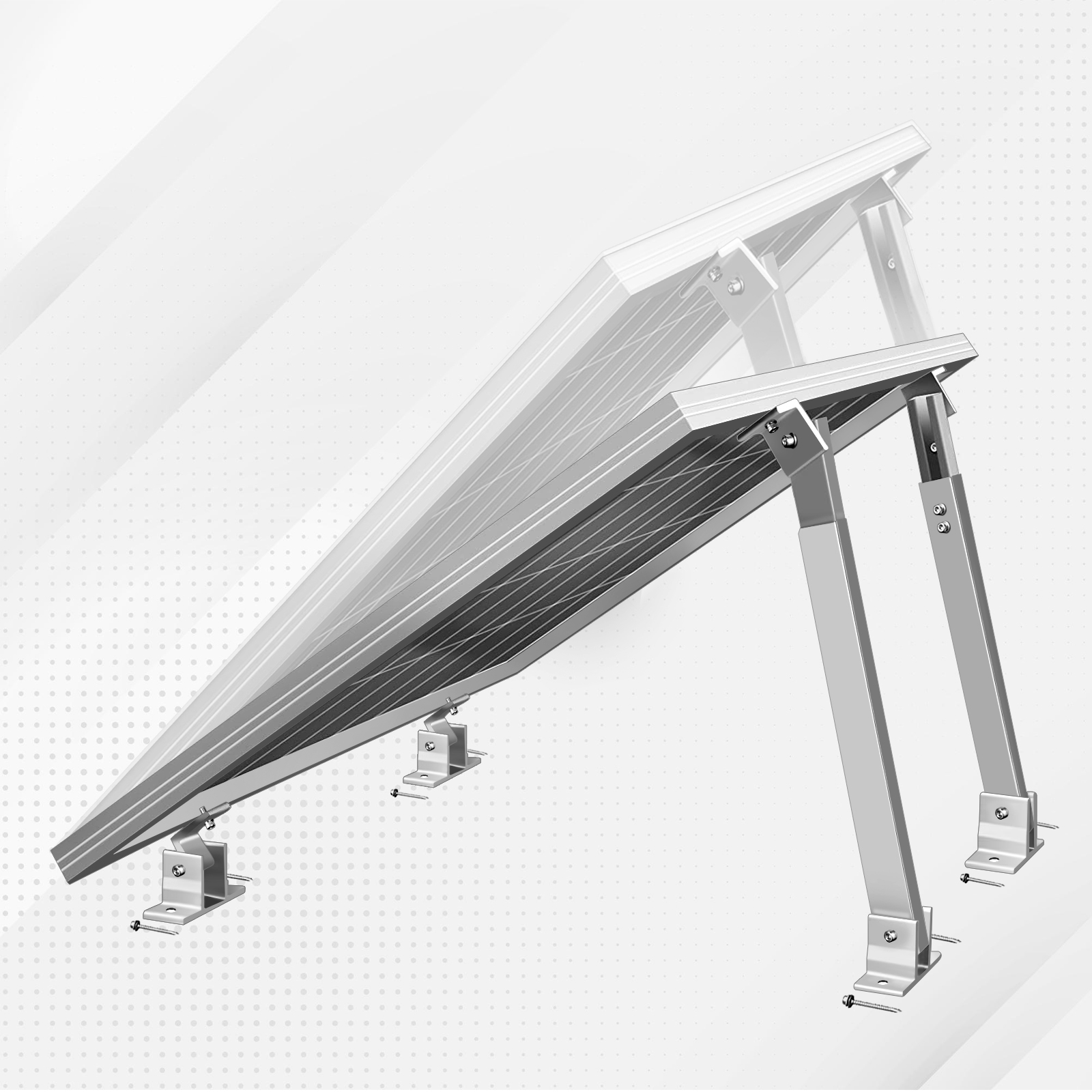 Flat Panel Mount Tilt - CP-SETUNO 26in Adjustable Solar Panel Tilt