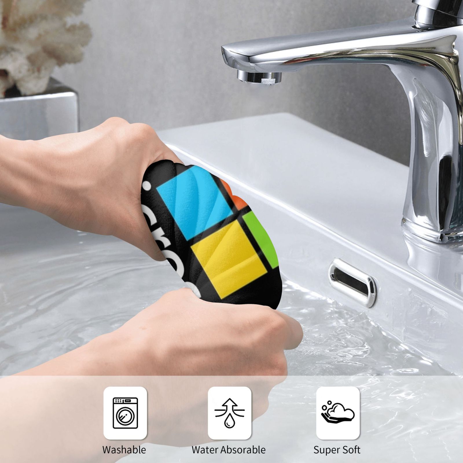 Microsoft Type Bath Towel Beac – Office Tech Logo recenzja i cena