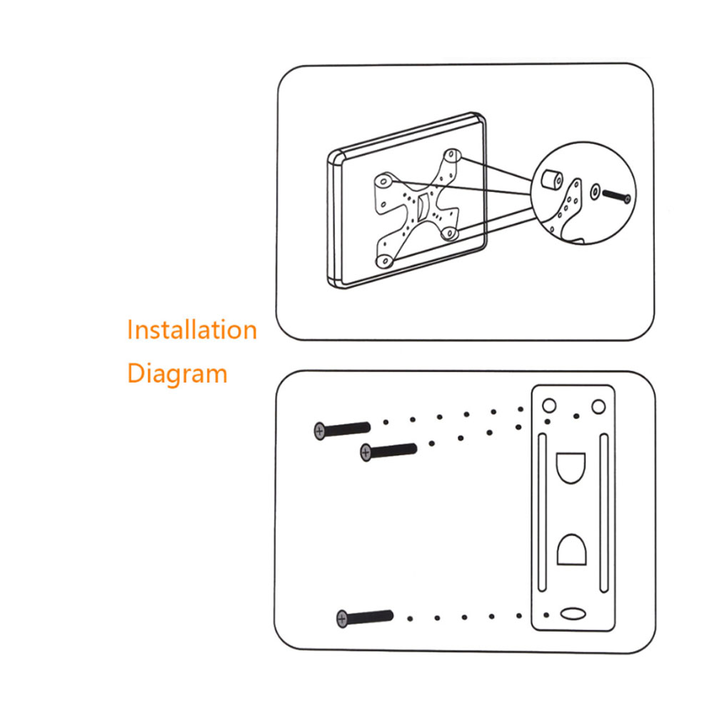 TV Wall Mount Bracket Flat Pan – Flat Panel Mount Tilt recenzja i cena