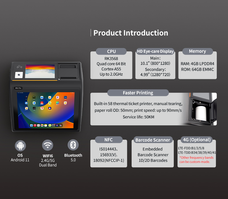 D3-Mini Smart Android POS Term – Pos Terminal Android recenzja i cena