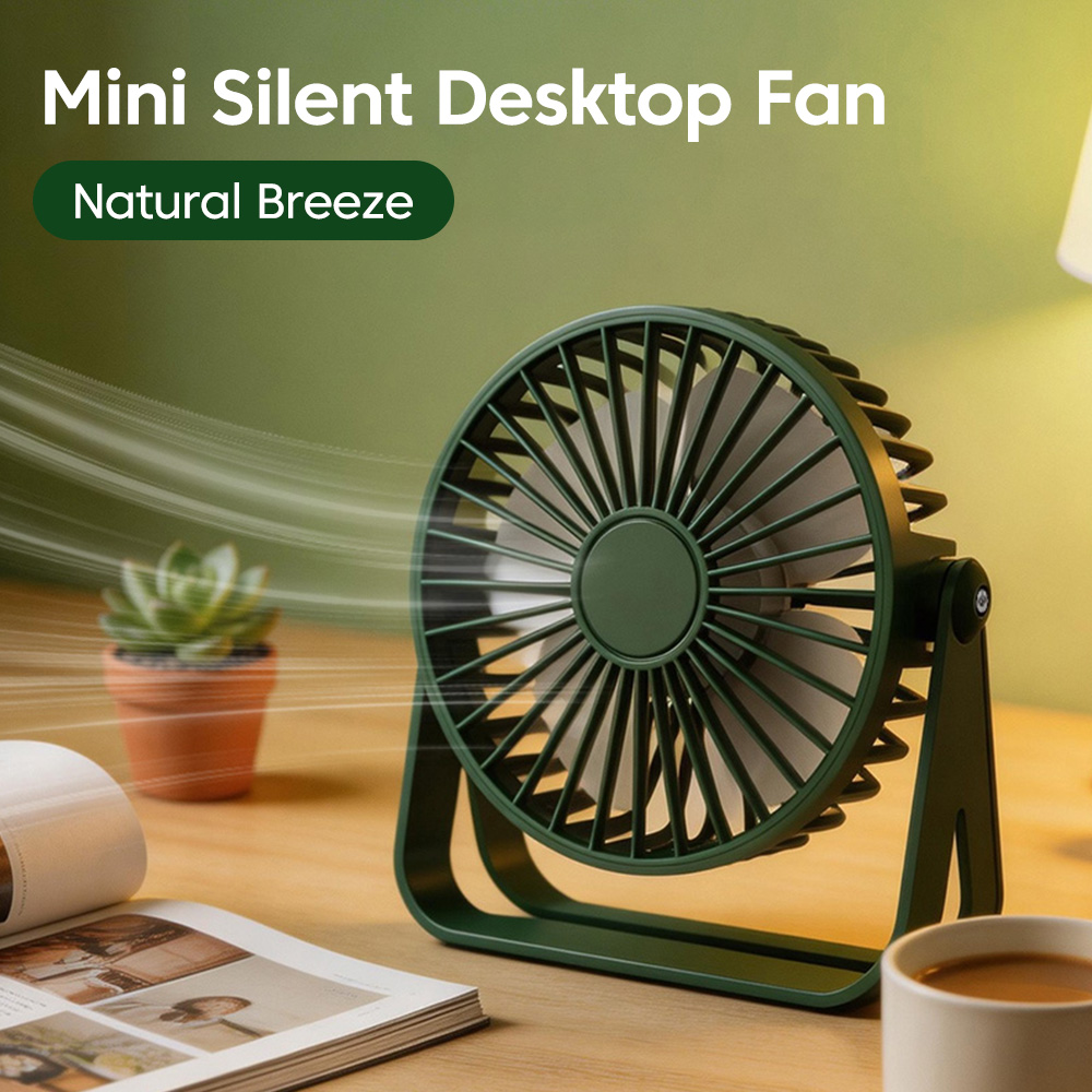 Mini USB Desktop Fan Portable  – Home Office Tech Gadgets recenzja i cena