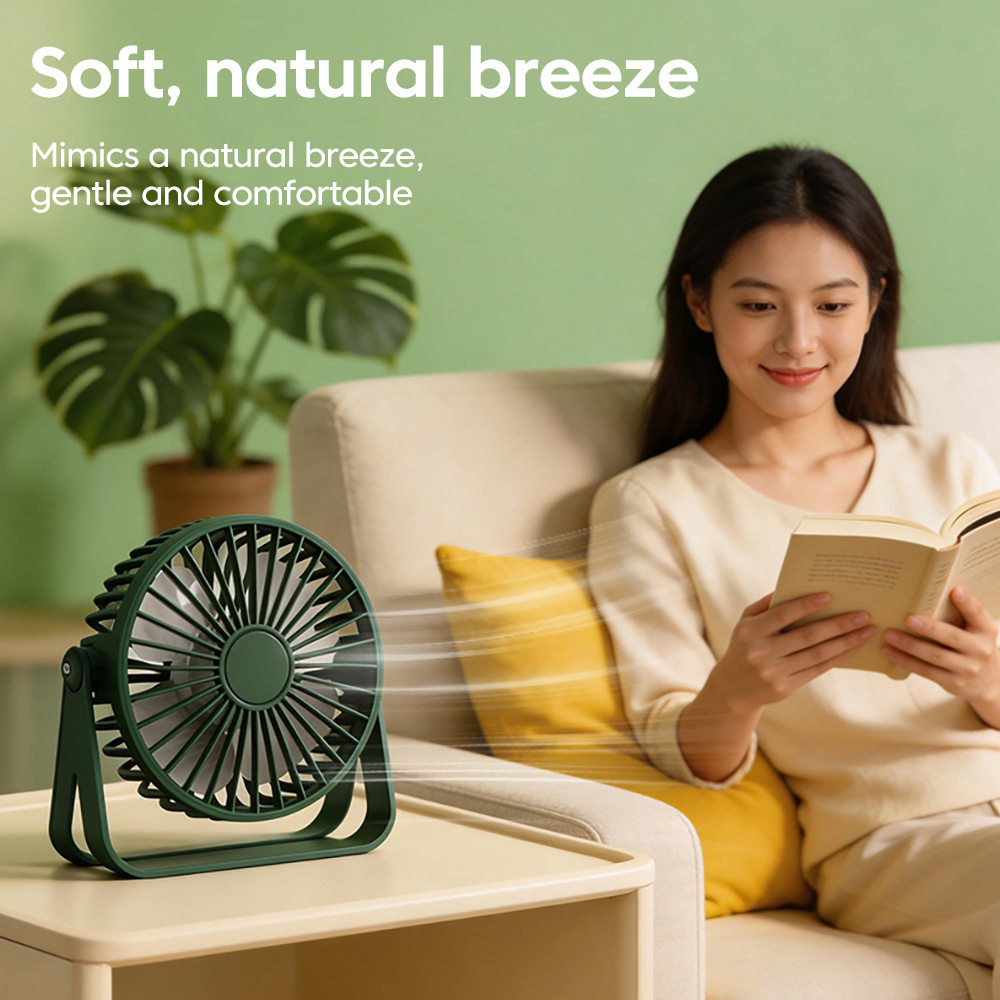 Mini USB Desktop Fan Portable  – Home Office Tech Gadgets recenzja i cena